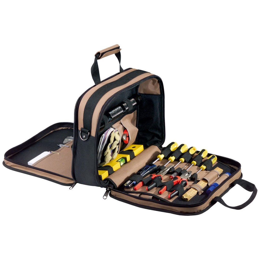 TOOLVIZION ToolPack Werkzeug- und Dokumententasche, Luxusausführung