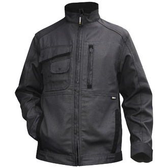 Dassy Canvas Arbeitsjacke Kent Gr. L grau/schwarz