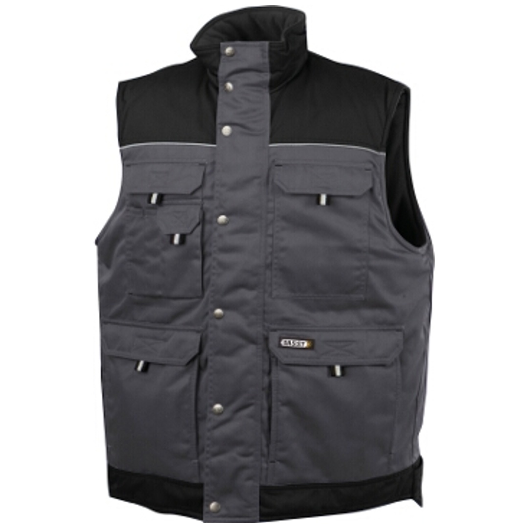 Dassy ärmellose Jacke Hulst Gr. XS grau/schwarz