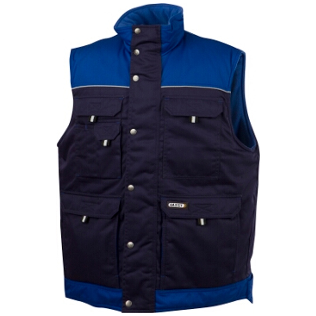 Dassy ärmellose Jacke Hulst Gr. L dunkelblau/kornblau