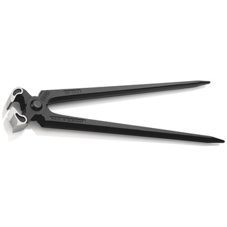 Knipex Hufbeschlagzange (Karosserieabreißzange) schwarz atramentiert 300 mm