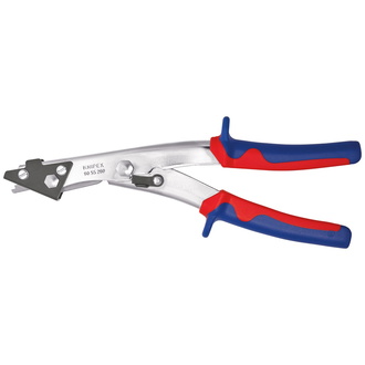 Knipex Blechknabber, mit Mehrkomponenten-Hüllen, vernickelt 280 mm