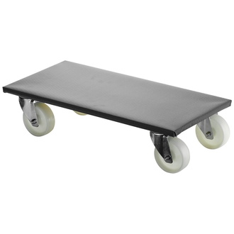 BS Allzweckroller, Rad-Ø 100 mm, Tragkr. 350 kg, Platte 300x600, Kunststoffrad