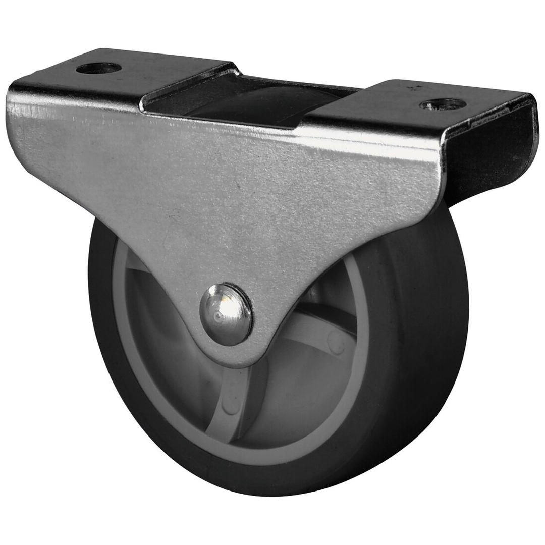 BS Rollen BS Kastenrolle E51, Rad-Ø 50 mm, Tragkraft 50 kg, Platte 68x25 mm
