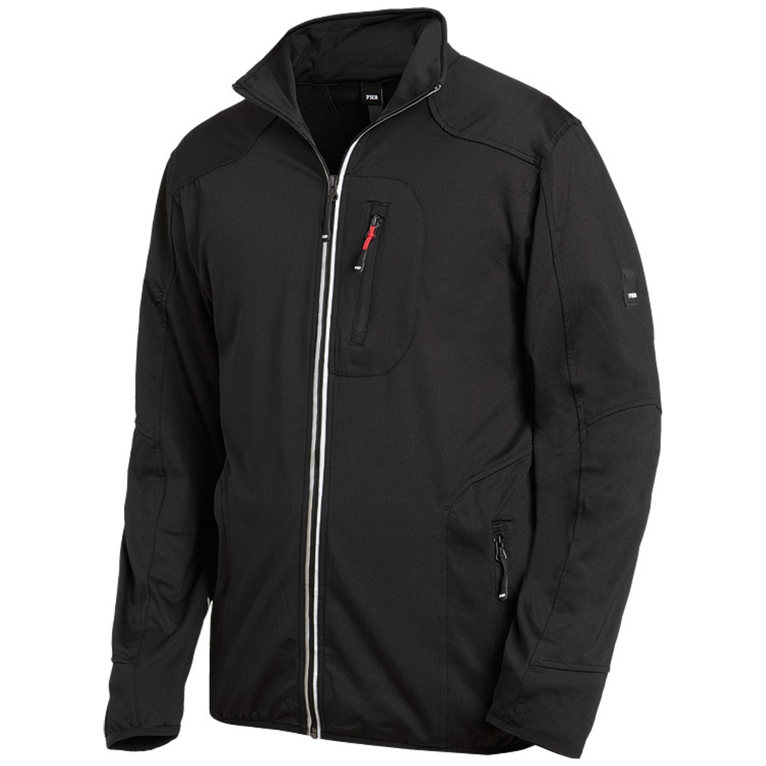 FHB Jersey Fleece-Jacke RALF 78461 Gr. S schwarz