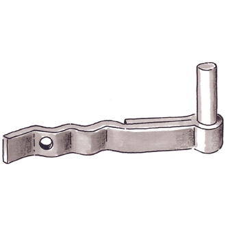 Pollmann Eingips-Haken D10 mm gelb verz.