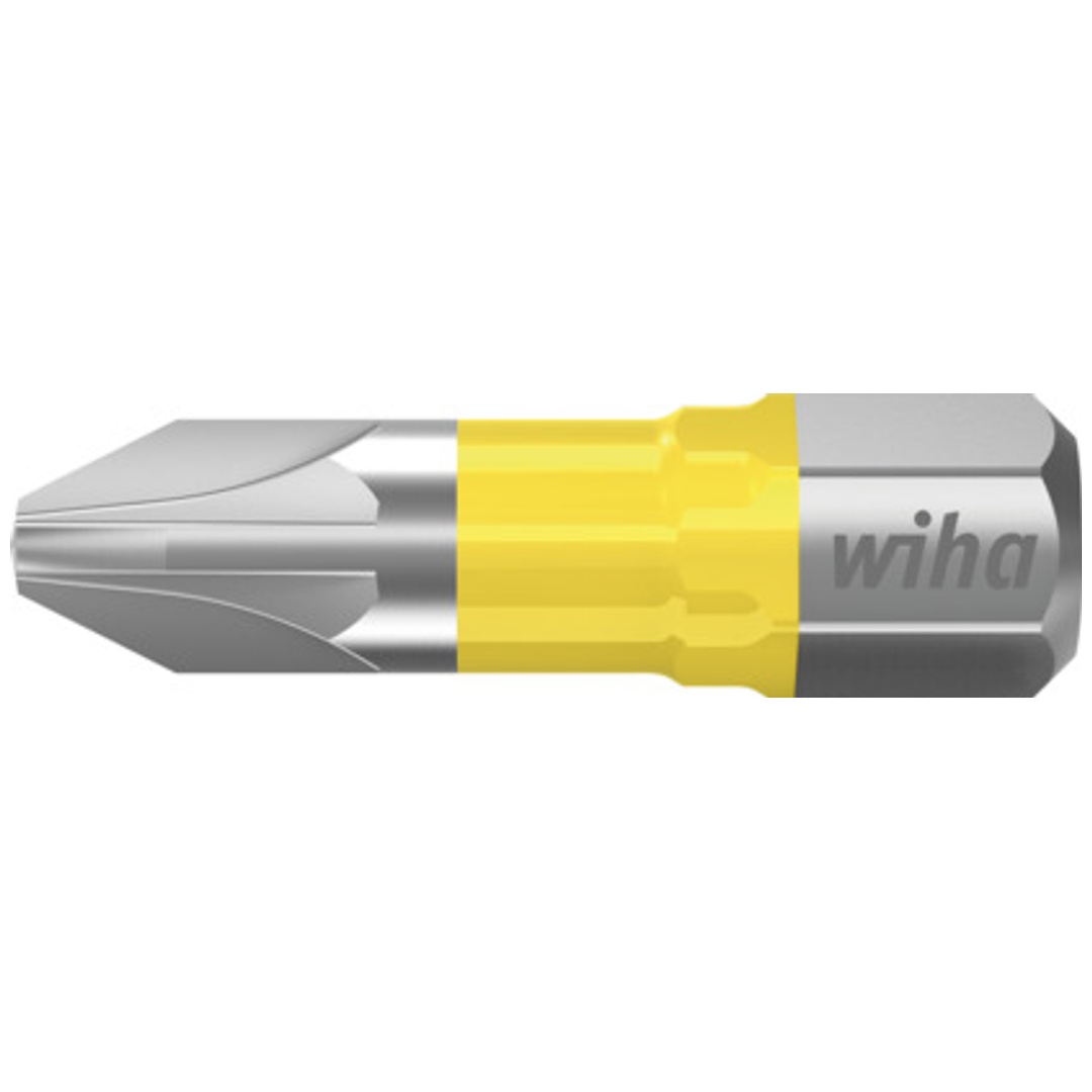Wiha Bit Set Y-Bit 25 mm Pozidriv (PZ2) 5-tlg. 1/4 C6,3 in Box