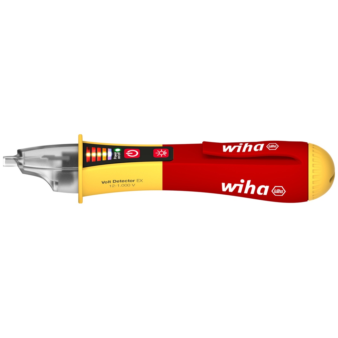 Wiha Spannungsprüfer Volt Detector EX-geschützt, berührungslos, einpolig, 12 – 1.000 V AC inkl. 2x AAA-Batterien