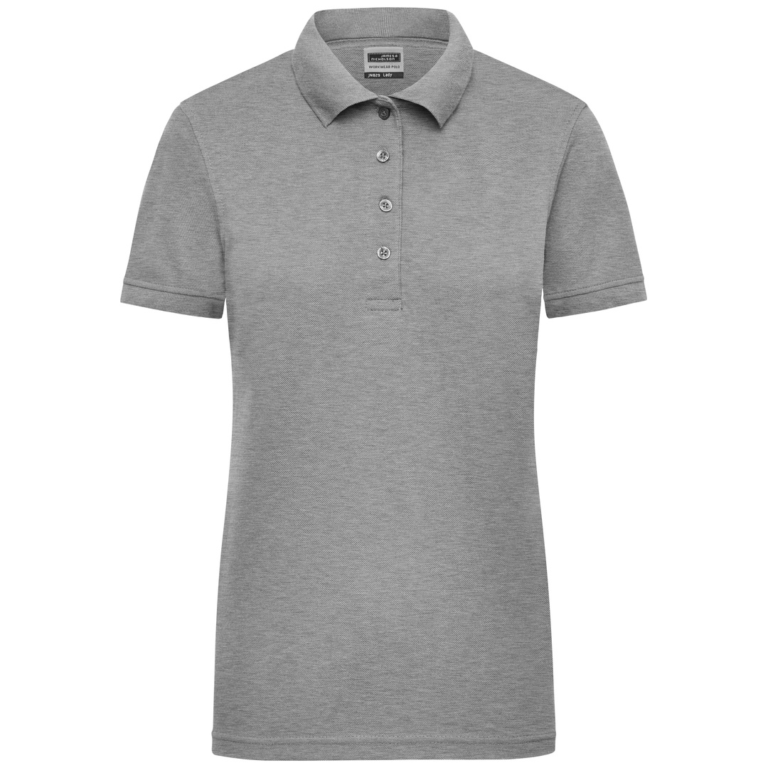James & Nicholson Poloshirt Damen JN829 Gr. 3XL grey-heather