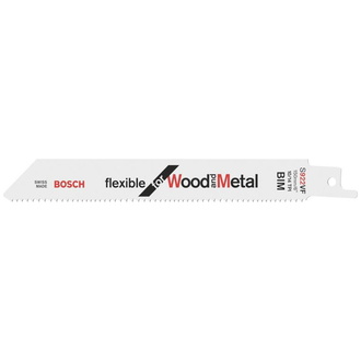 Bosch Säbelsägeblatt S 922 VF, Flexible for Wood and Metal, 5er-Pack