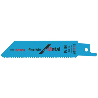 Bosch Säbelsägeblatt S 522 BF, Flexible for Metal, 5er-Pack