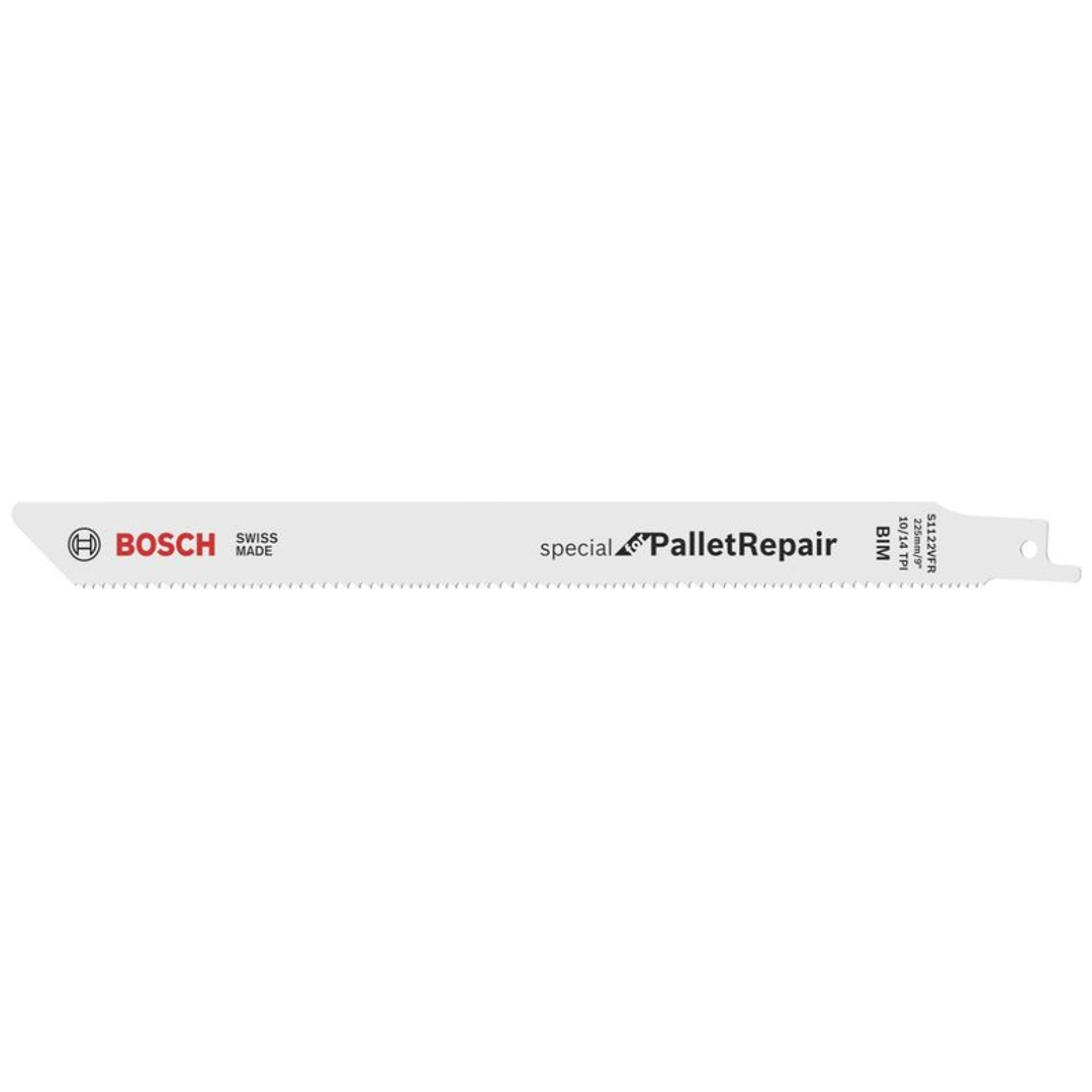 Bosch Säbelsägeblatt S 1122 VFR, Special for Pallet Repair, 5er-Pack