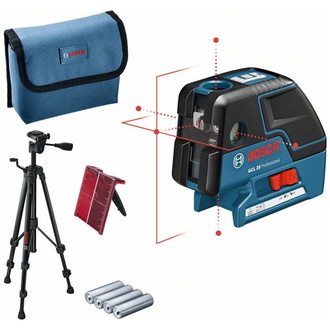 Bosch Kombilaser GCL 25, mit Schutztasche und Baustativ BT 150