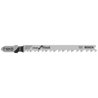 Bosch Stichsägeblatt T 101 D Clean for Wood, 5er-Pack