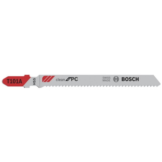 Bosch Stichsägeblatt T 101 A Clean for PC, 3er-Pack