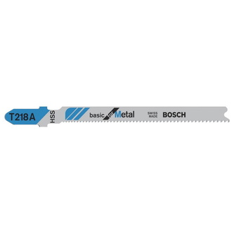 Bosch Stichsägeblatt T 218 A Basic for Metal, 100er-Pack