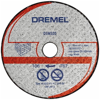 Dremel Mauerwerk-Trennscheibe DSM20