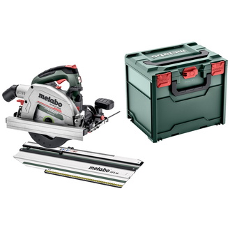 Metabo Akku-Handkreissäge KS 18 LTX 66 BL Set, incl. Kappschiene, Parallelanschlag, Kreissägeblatt, metaBOX