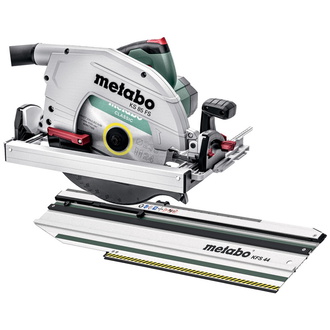 Metabo Set Handkreissäge KS 85 FS, mit Kappschiene KFS 44, incl. Kreissägeblatt, Zubehör, Karton