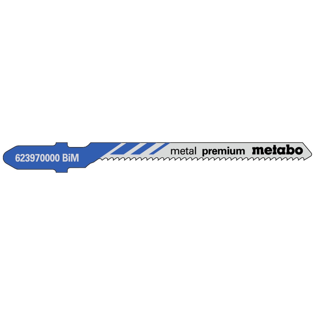 Metabo 5 Stichsägeblätter metal premium 57/ 1,5 mm, BiM