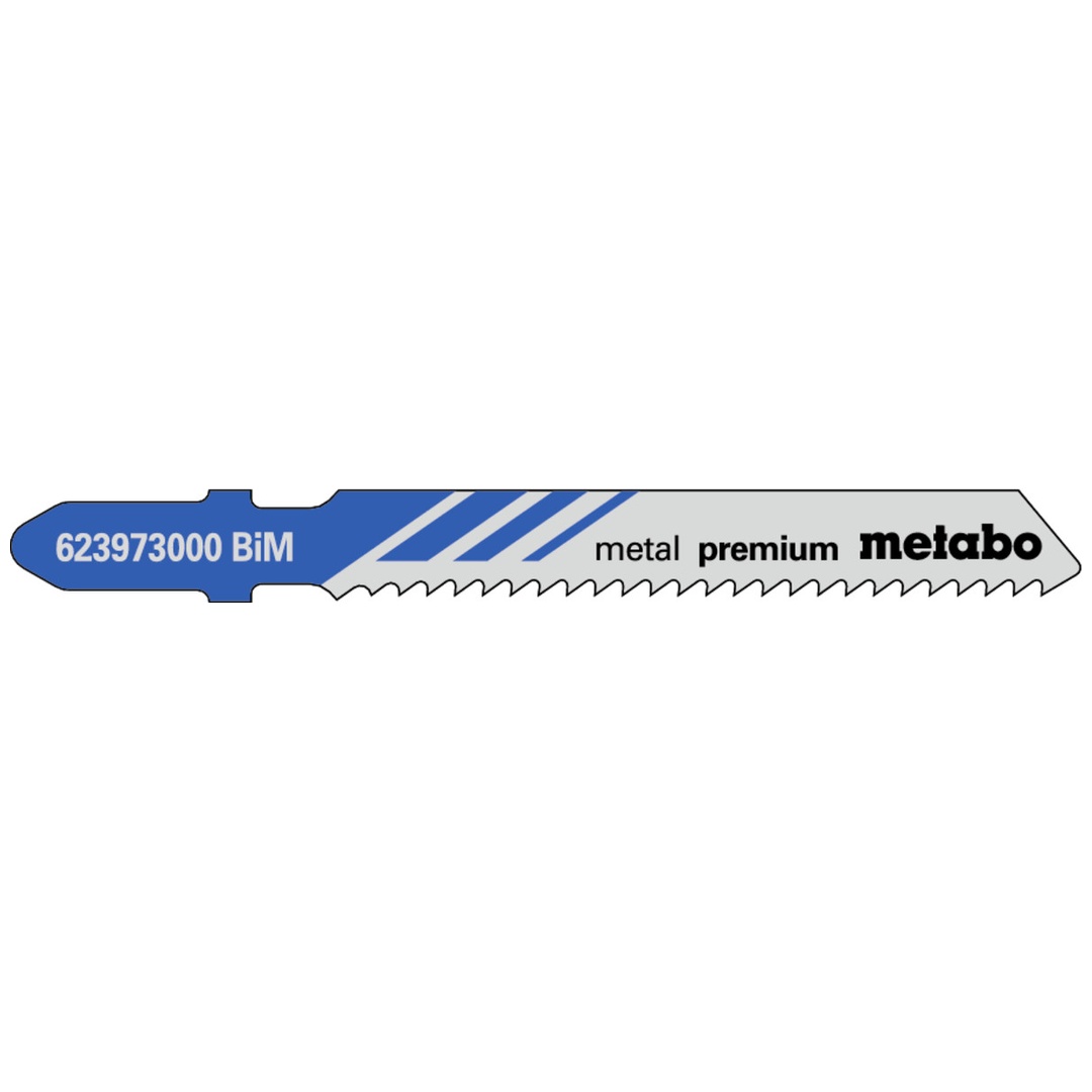 Metabo 5 Stichsägeblätter metal premium 51/ 2,0 mm, BiM