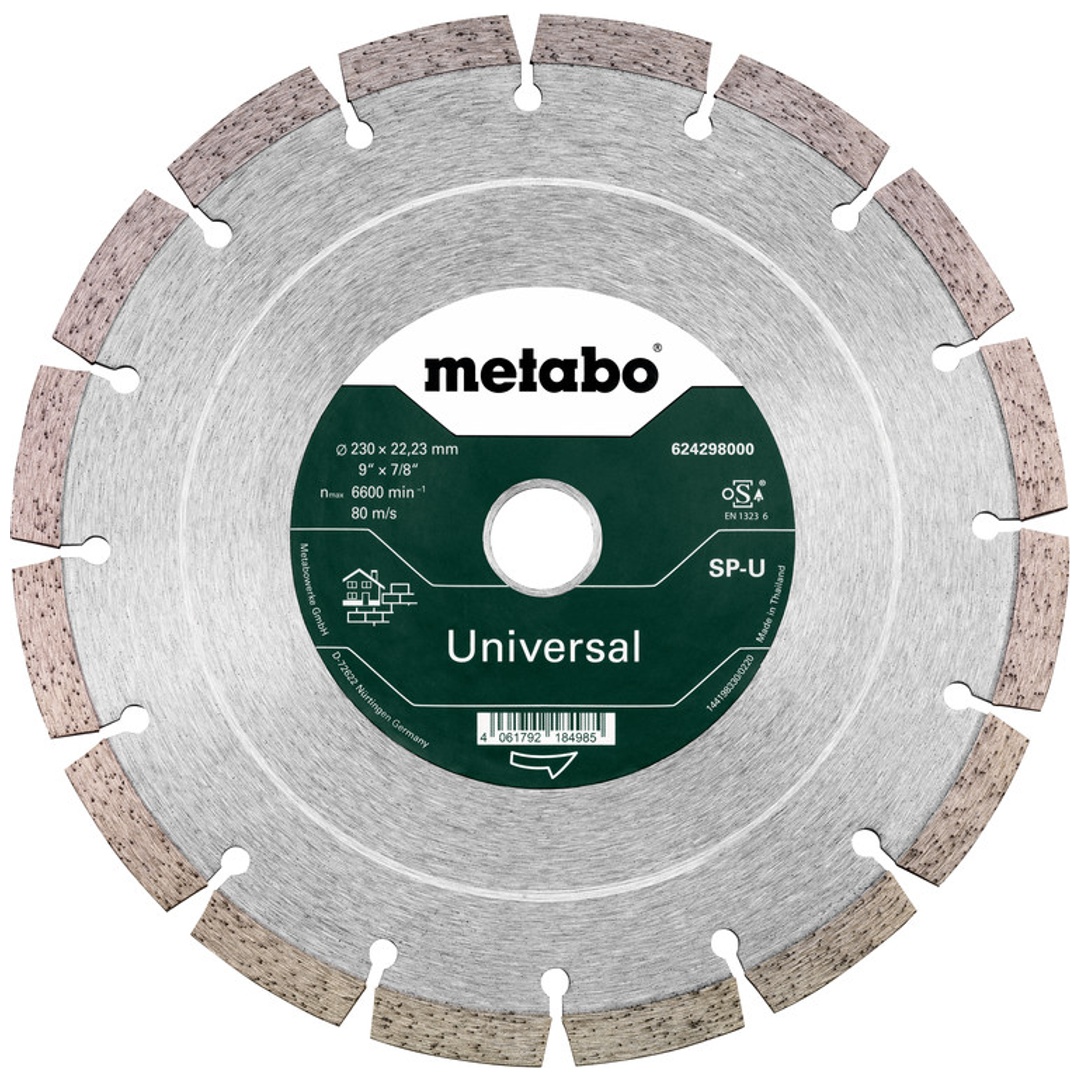 Metabo Diamanttrennscheibe - SP - U, 230x22,23mm / B