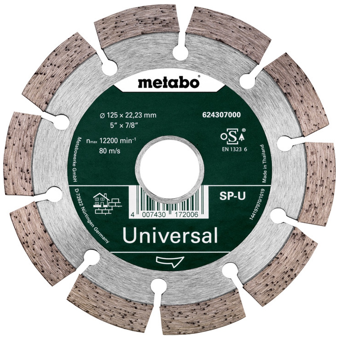 Metabo Diamanttrennscheibe - SP - U, 125x22,23 mm