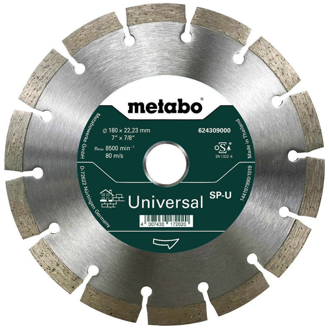 Metabo Diamanttrennscheibe - SP - U, 180x22,23 mm