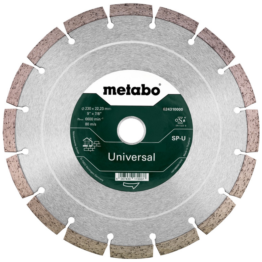Metabo Diamanttrennscheibe - SP - U, 230x22,23 mm
