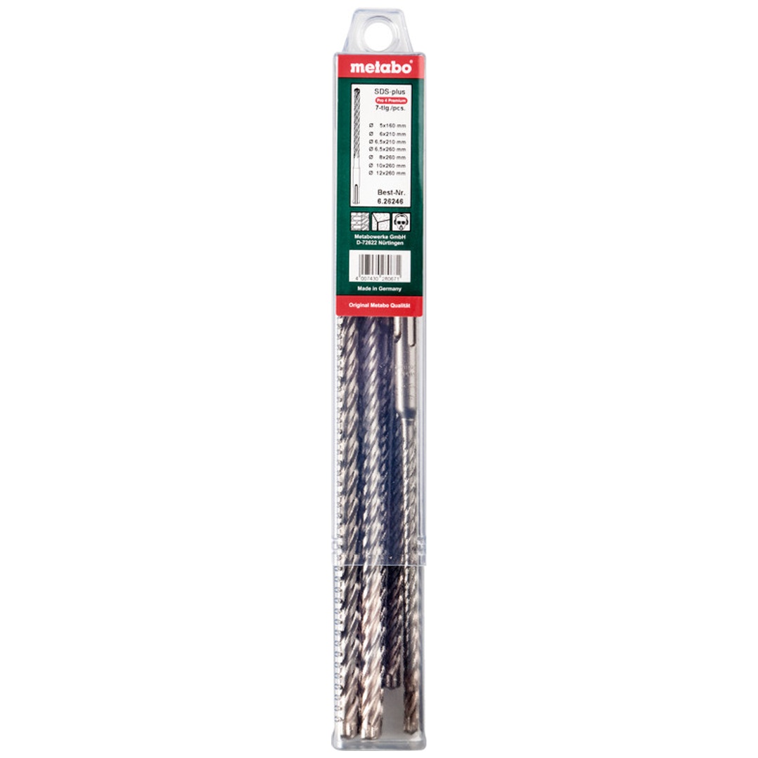 Metabo P4P-Bohrersatz SDS-plus 7-tlg.