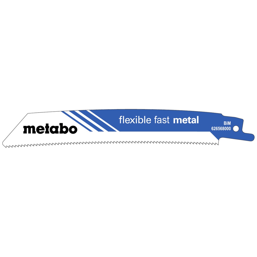 Metabo 5 Säbelsägeblätter flexible fast metal 150 x 0,9 mm, BiM, 1,8mm/14TPI