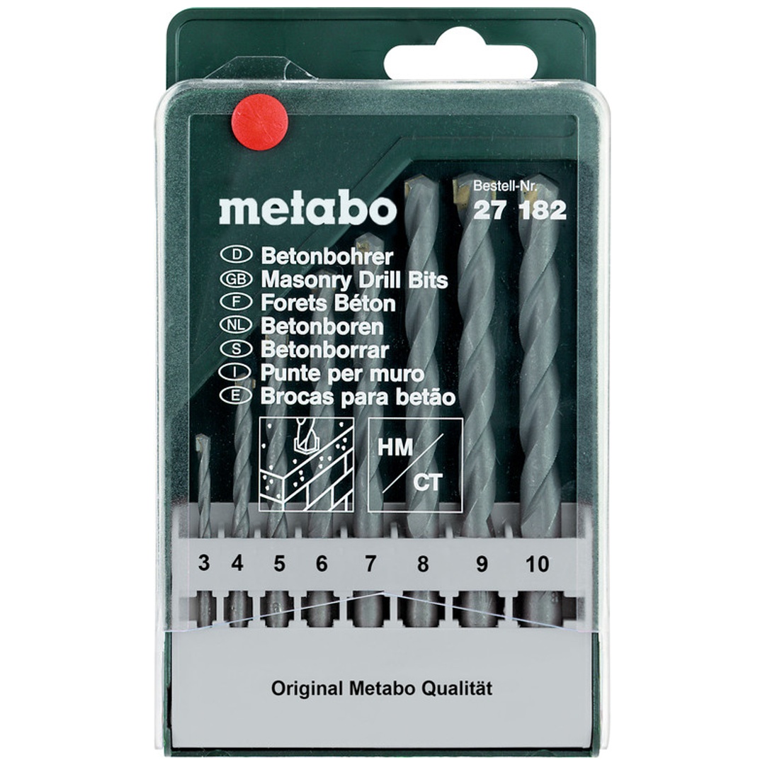 Metabo Beton-Bohrerkassette classic, 8-tlg.