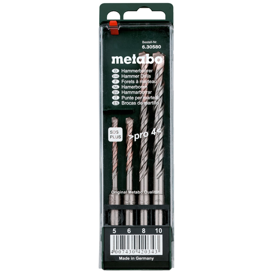 Metabo Hammerbohrer-Satz SDS-plus Pro 4, 4-tlg.
