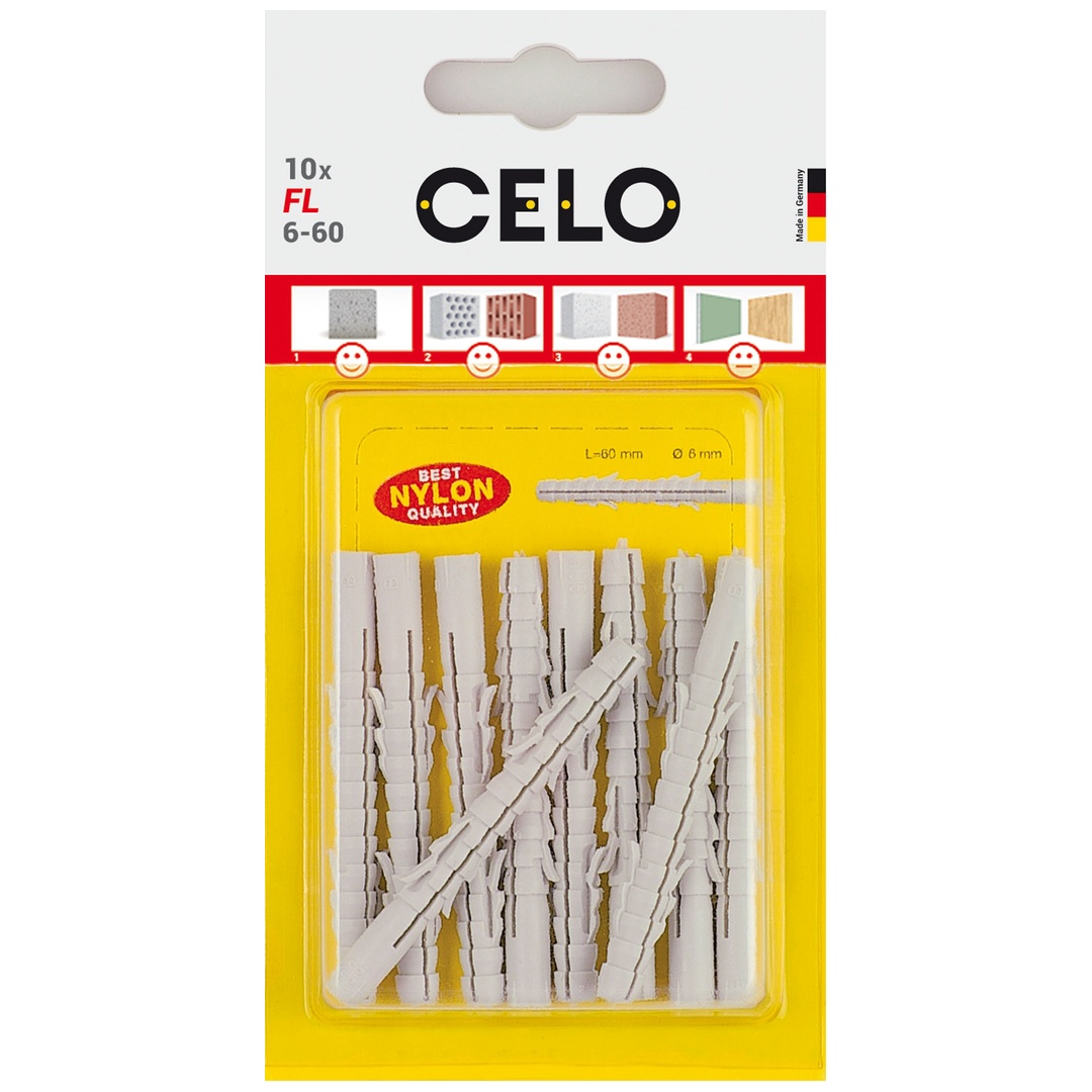 Celo Blister Langer Normaldübel Fl 8-80 (Vpe 10)