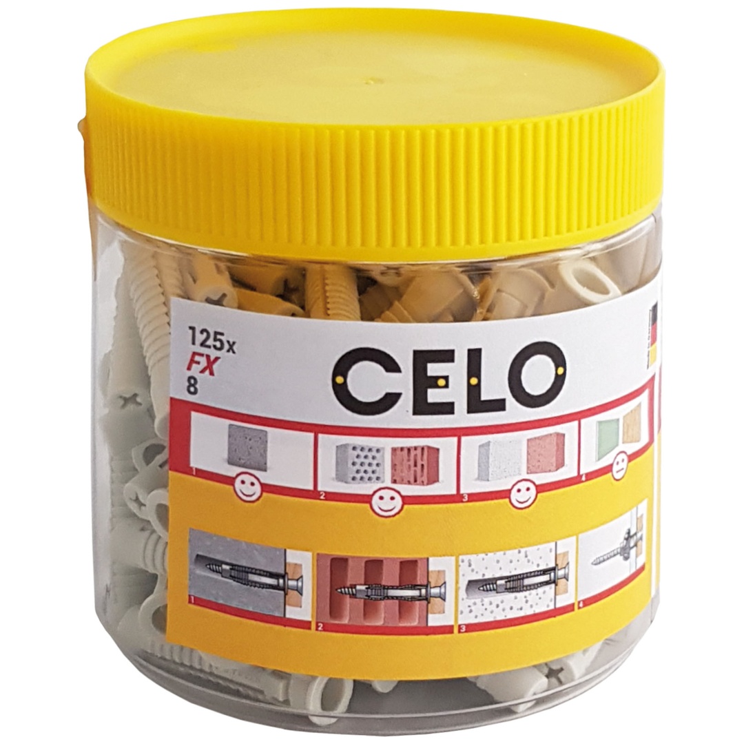 CELO Dübel FX 8 in der Runddose