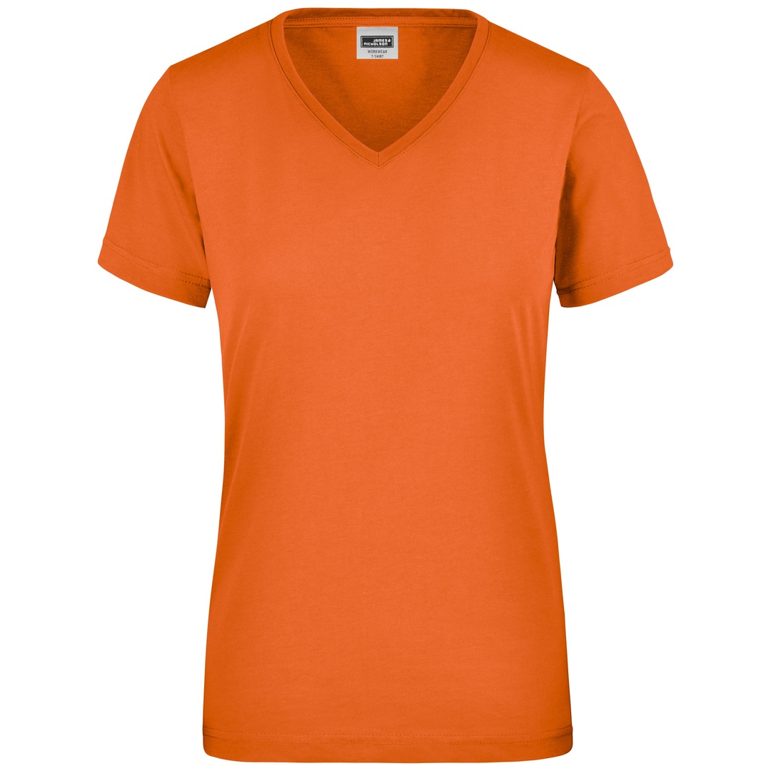James & Nicholson T-Shirt Damen JN837 Gr. 4XL orange
