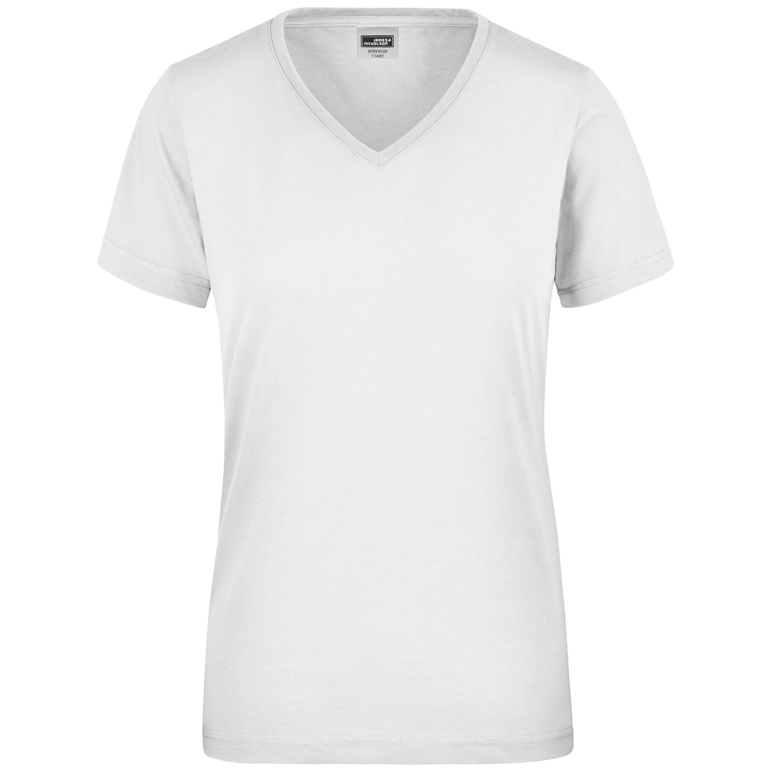 James & Nicholson T-Shirt Damen JN837 Gr. 4XL white