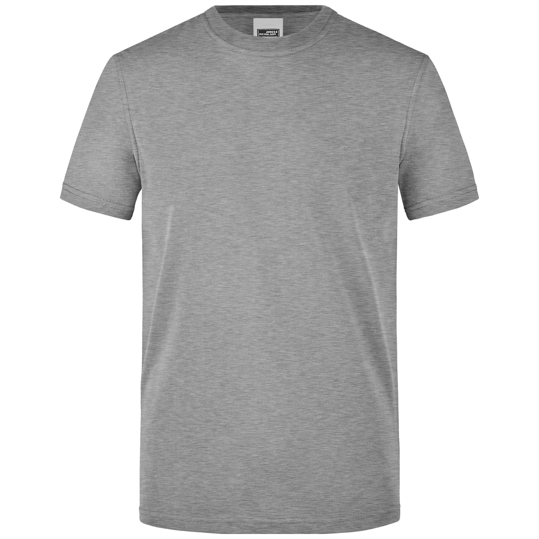 James & Nicholson T-Shirt Herren JN838 Gr. M grey-heather