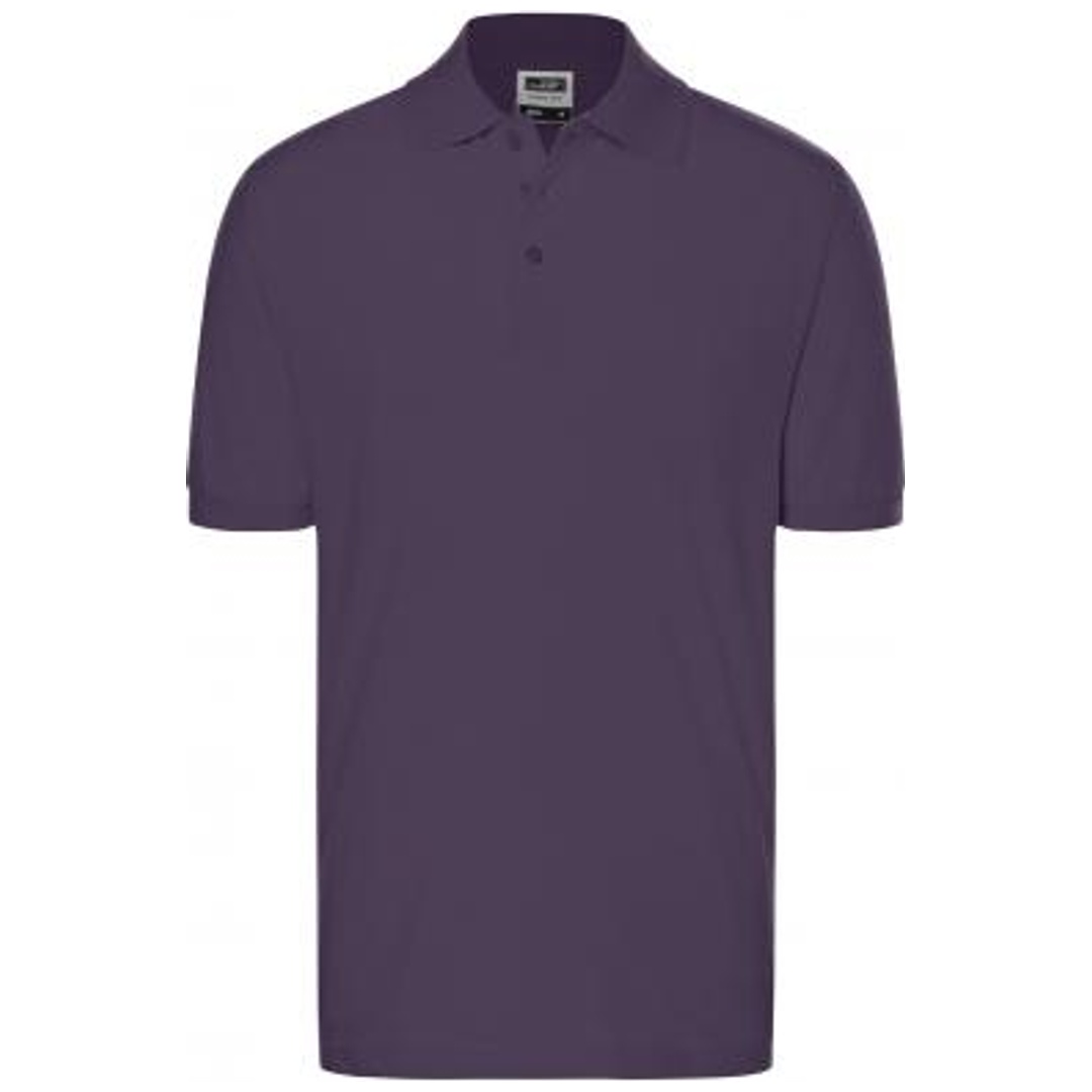 James & Nicholson Poloshirt Herren JN070 Gr. M aubergine
