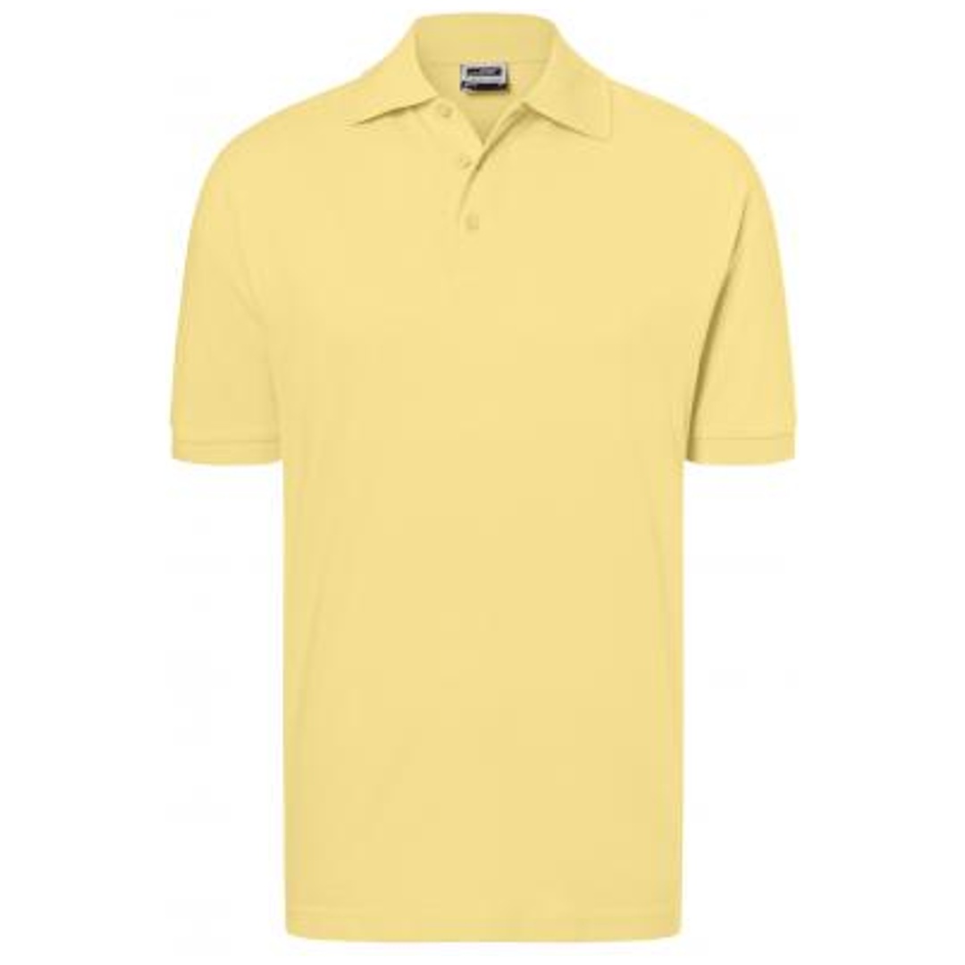 James & Nicholson Poloshirt Herren JN070 Gr. XL light-yellow