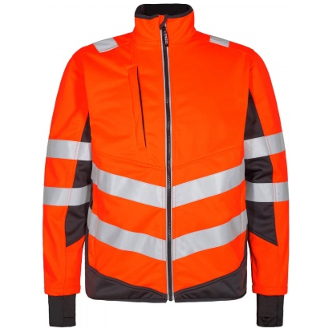 ENGEL Warnschutz Softshell Jacke Safety 1158-237-1079 Gr. XS orange/anthrazit grau