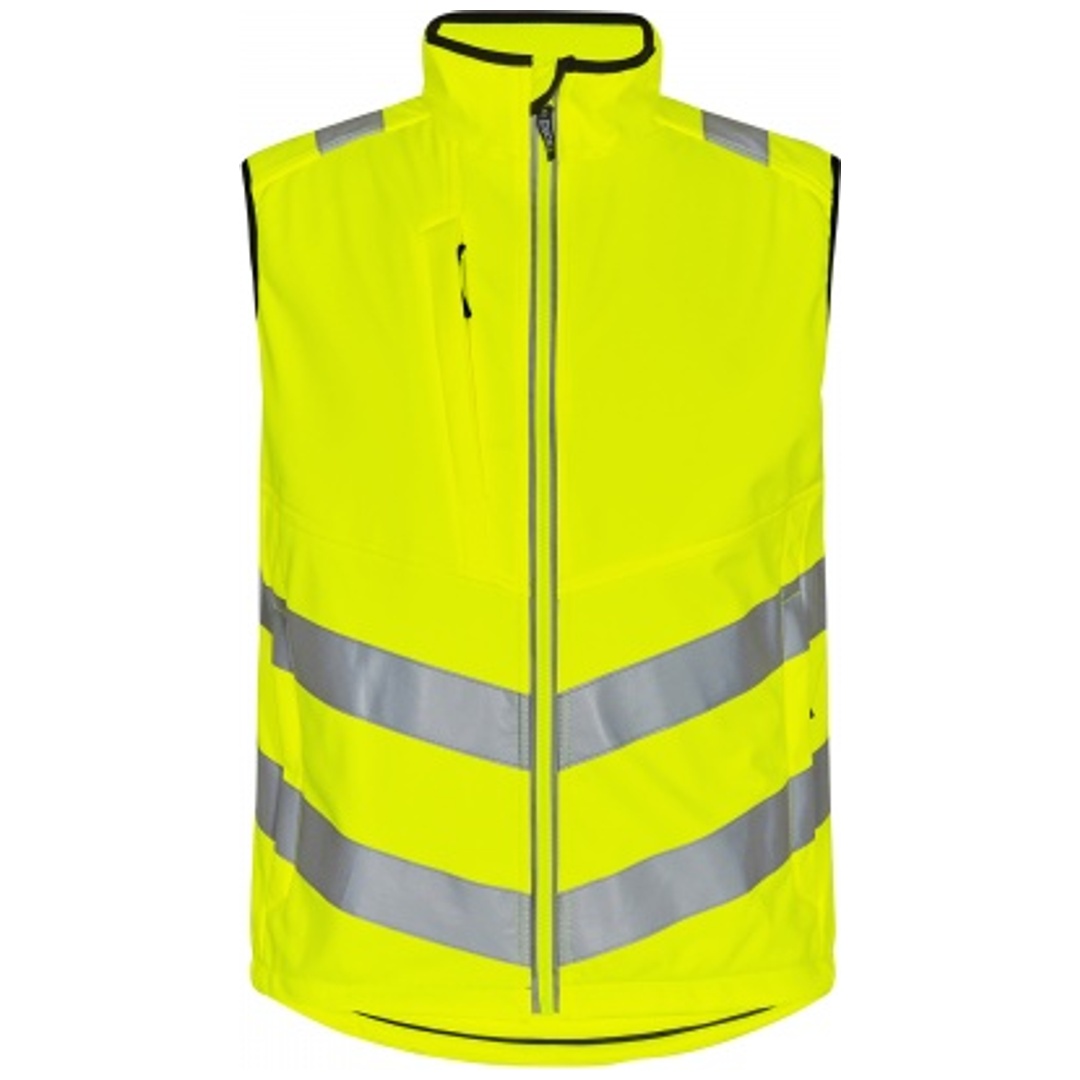 ENGEL Warnschutz Softshell Weste Safety 5156-237 Gr. XS gelb