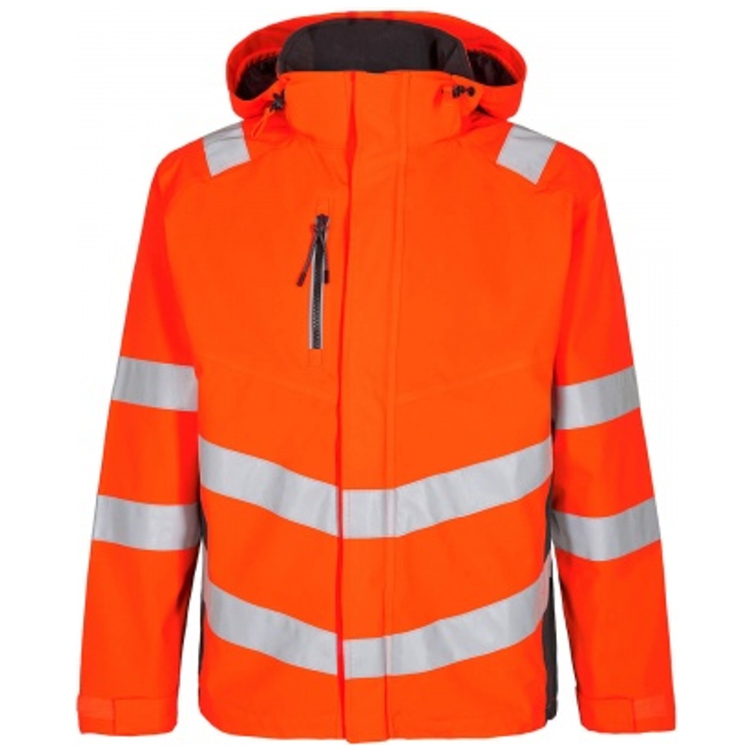 ENGEL Warnschutz Shell Jacke Safety 1146-930-1079 Gr. 2XL orange/anthrazit grau