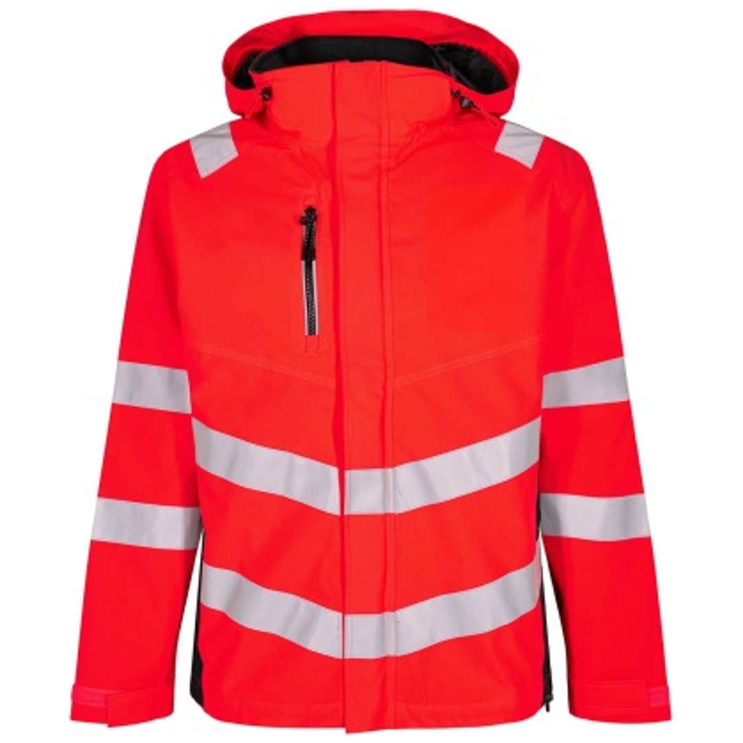 ENGEL Warnschutz Shell Jacke Safety 1146-930-4720 Gr. 5XL rot/schwarz