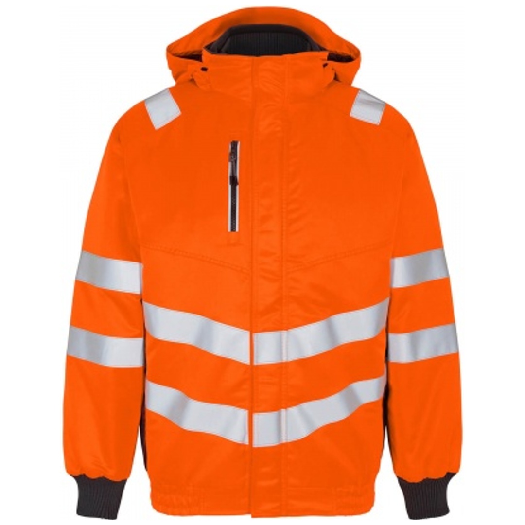 ENGEL Warnschutz Pilotenjacke Safety 1247-935-1079 Gr. L orange/anthrazit grau