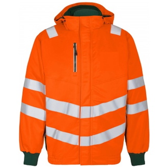 ENGEL Warnschutz Pilotenjacke Safety 1247-935-101 Gr. L orange/grün