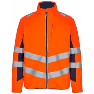 ENGEL Warnschutz Stepp-Innenjacke Safety 1159-158-10165 Gr. M orange/blue ink