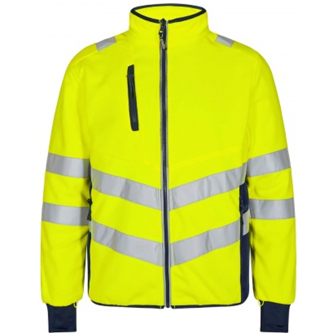 ENGEL Warnschutz Fleecejacke Safety 1192-236-38165 Gr. S gelb/blue ink