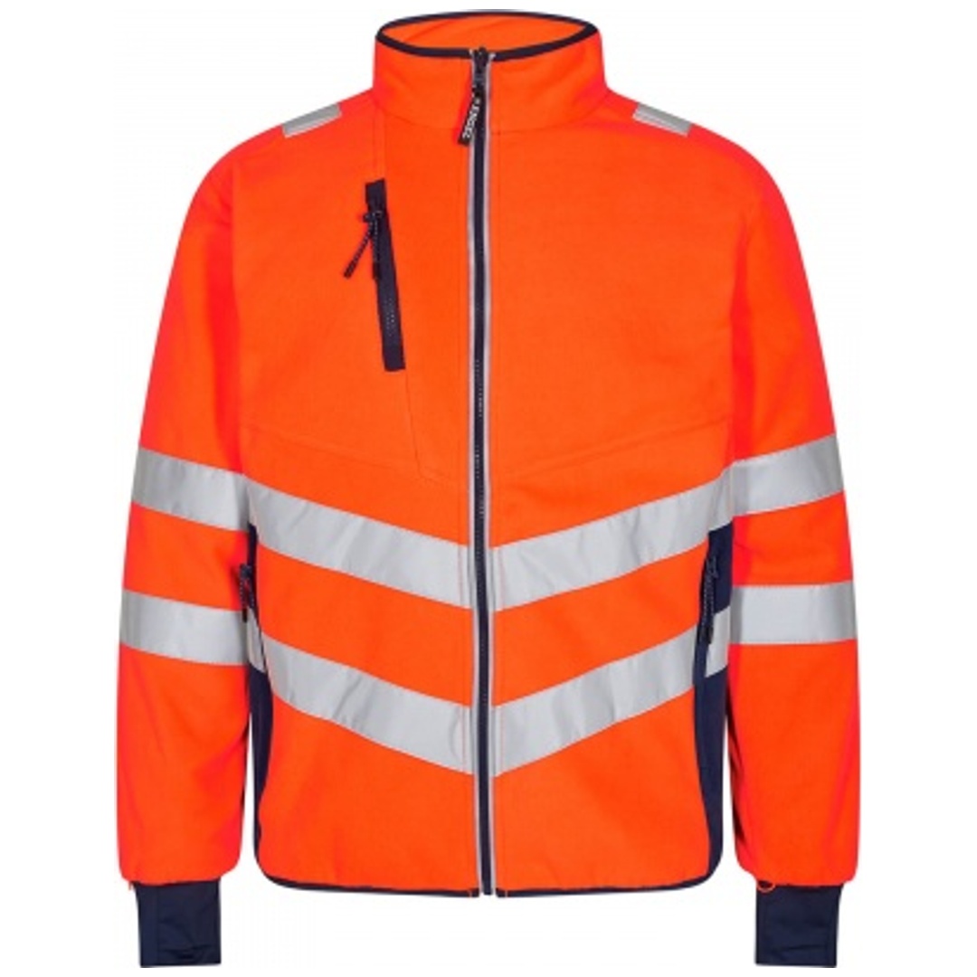 ENGEL Warnschutz Fleecejacke Safety 1192-236-10165 Gr. 3XL orange/marine