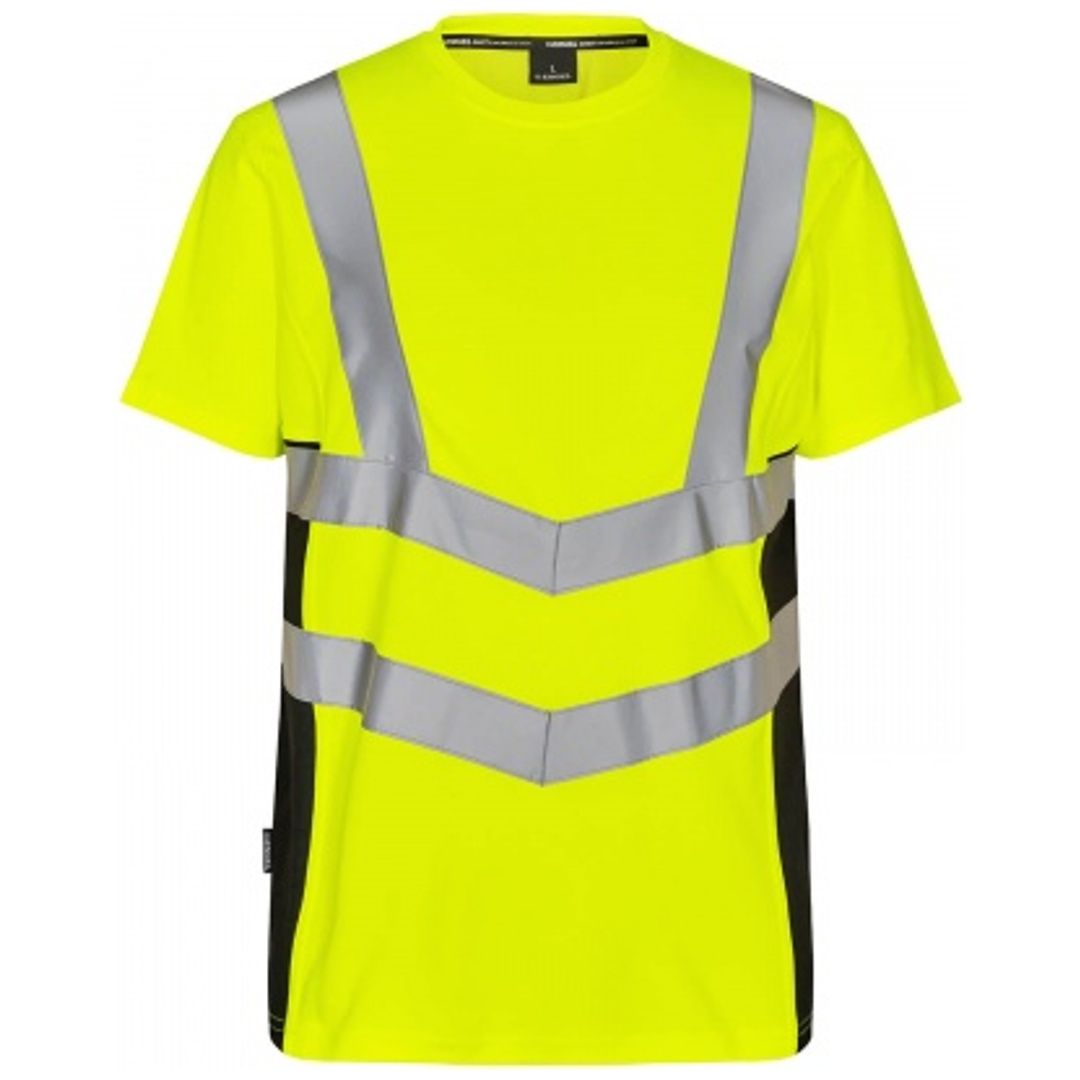 ENGEL Warnschutz Safety T-Shirt 9544-182-3820 Gr. 6XL gelb/schwarz